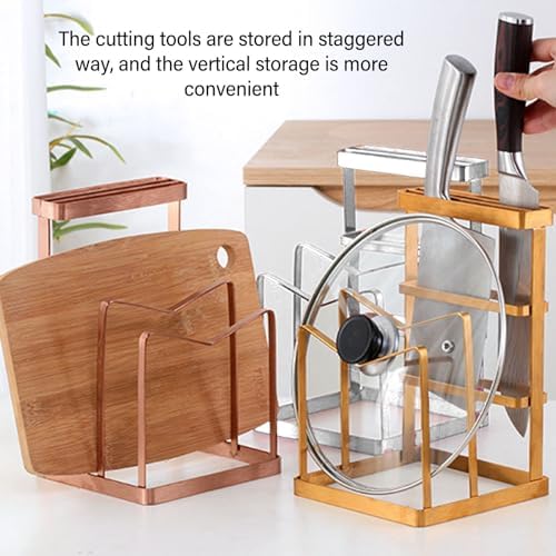 Space-Saving Stainless Steel Knife Rack for Tiny Homes and Small Spaces