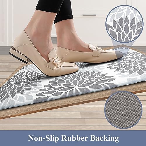 HEBE Anti Fatigue Kitchen Rugs Set for Kitchen and Home