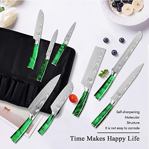 FULLHI 14-Piece Knife Set Premium German Stainless Steel Kitchen Knives
