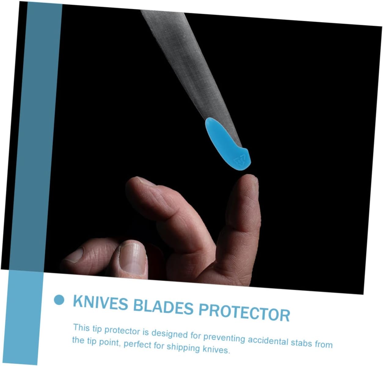 25-Piece LABRIMP Plastic Knife Tip Protectors
