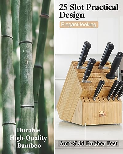 Cooks Standard Bamboo Knife Block