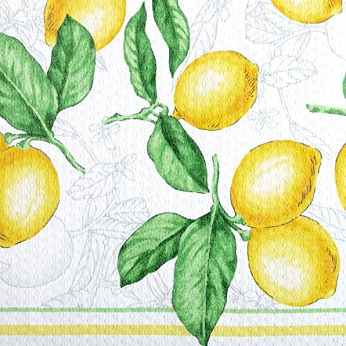 Martha Stewart 4-Pack Kitchen Set with Lots of Lemons Design