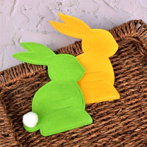 Comfy Rabbit-Shape Cutlery Holder Pack