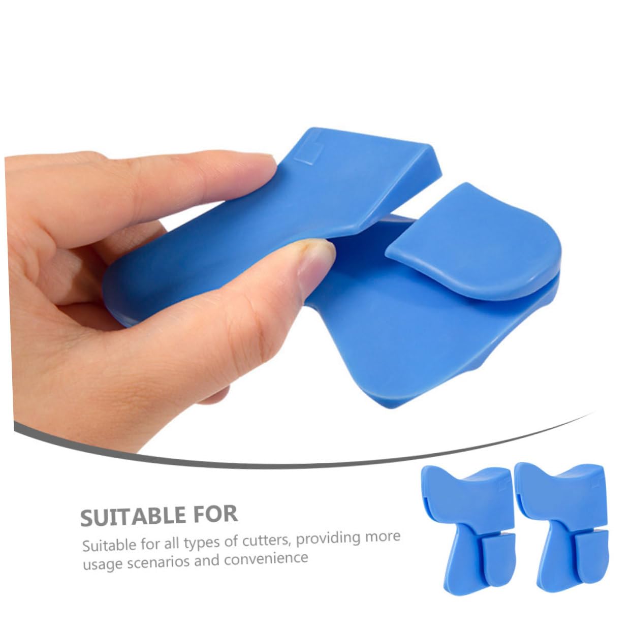 Comfortable Abrasion-Resistant Silicone Grip Cutter Cover Universal Kitchen Guards Ergonomic Design