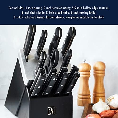 HENCKELS Solution Razor-Sharp 16-Piece Knife Block Set