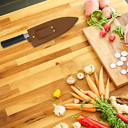 Sturdy Cowhide Leather Chef Knife Guard with Belt Loop