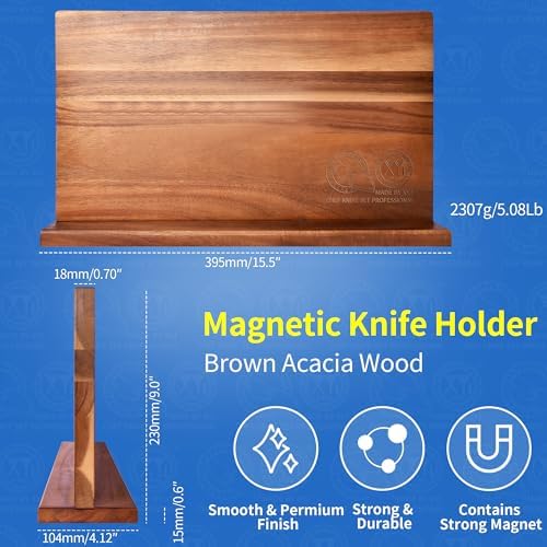 XYJ Extra Large Magnetic Knife Block