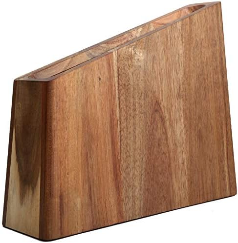 Magnetic Wooden Knife Block Display Rack for Kitchen Storage