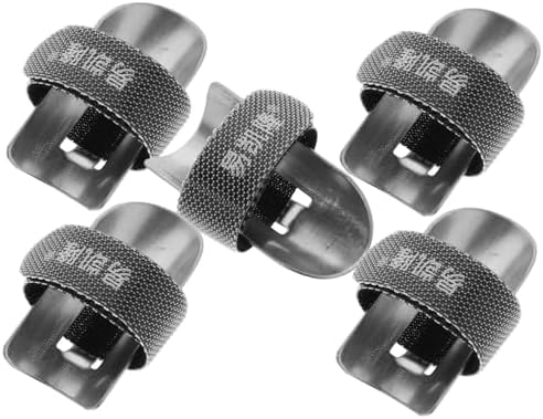 3pc Stainless Steel Finger Guards for Cutting Food Kitchen Sewing Use TopperFun