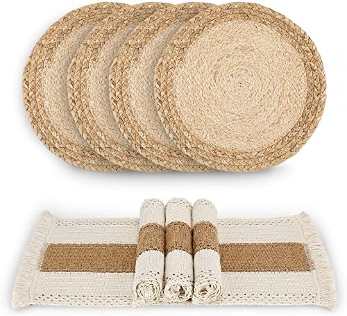 Zology Handmade Boho Placemats Set of 4