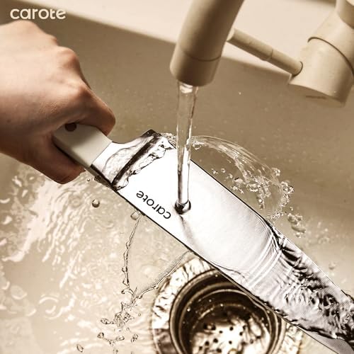 CAROTE 11-Piece Kitchen Knife Set with Block