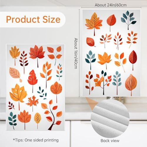 Fall Leaves Kitchen Towels Set