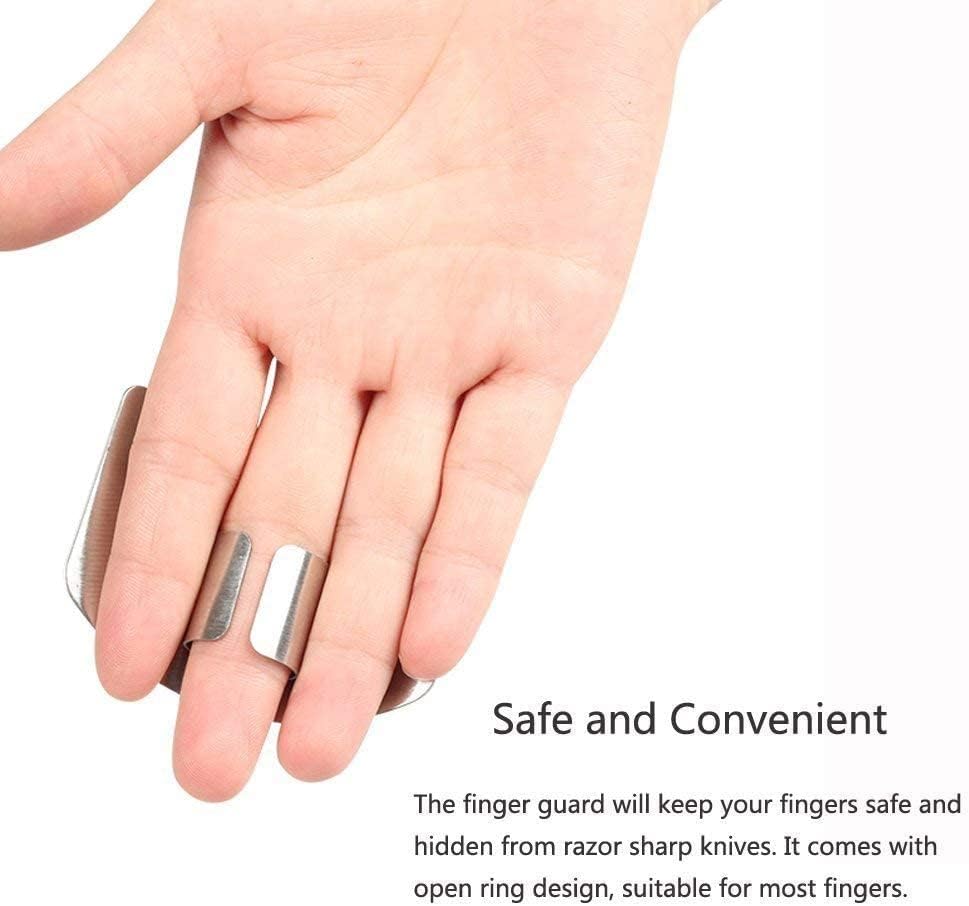 Stainless Steel Finger Guards for Cooking Safe Protection for Hands