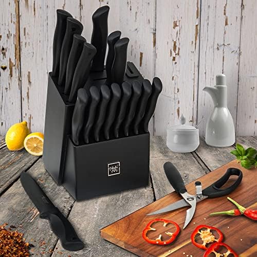 HUNTERDUAL 19-Piece Knife Set Sharp Durable Easy to Clean
