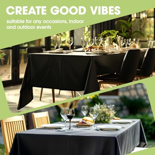 Pureegg 60x84 Tablecloth Premium and Durable for Parties and More
