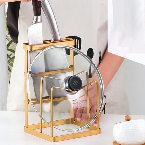 Space-Saving Stainless Steel Knife Rack for Tiny Homes and Small Spaces