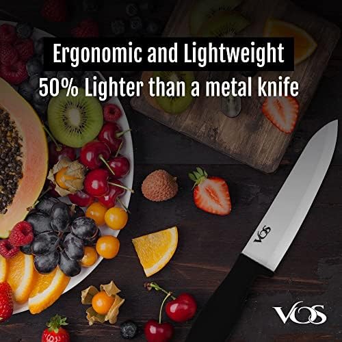 Ceramic Knife Set Sharp Durable Perfect for Kitchen Tasks