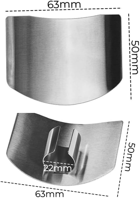 DPWOUM 2-Piece Stainless Steel Foldable Finger Guards