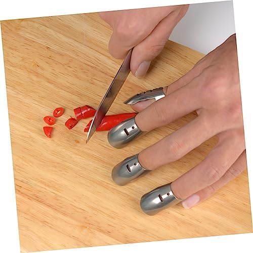 Prec edge stainless steel finger protectors for cutting