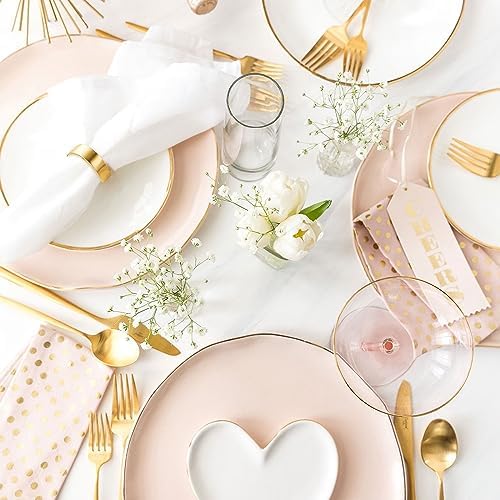 Sturdy 4-Piece Gold Napkin Ring Set for Weddings Banquets