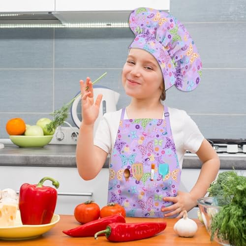 Kids Chef Hat Apron Set