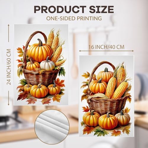 Fall Kitchen Dish Towels Set