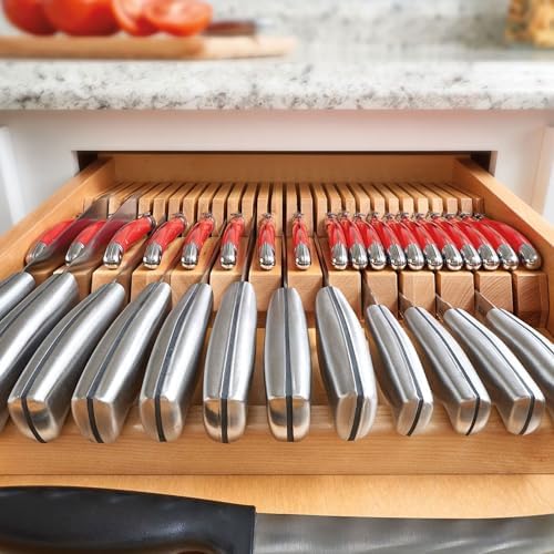 Organize Your Kitchen with the Rev-A-Shelf Dual Row Knife Block