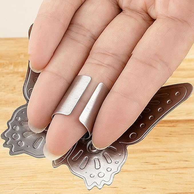 Durable Stainless Steel Finger Guard for Kitchen Safety