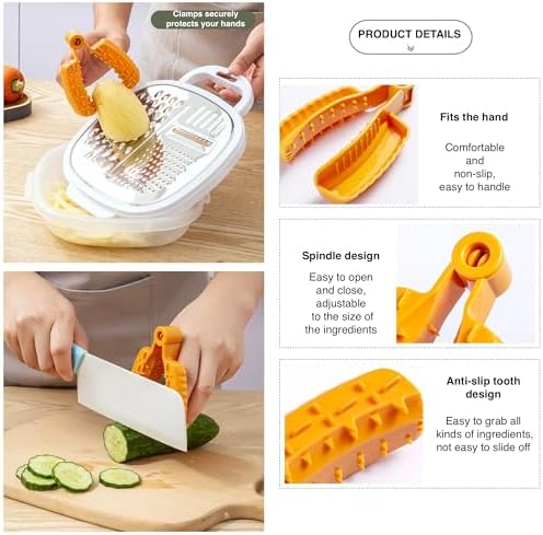Stainless Steel Finger Protector Adjustable for Cutting Knives