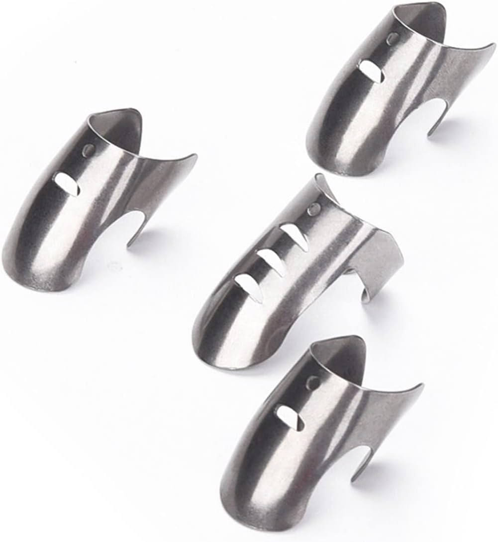 4 Pcs Stainless Steel Finger Protectors