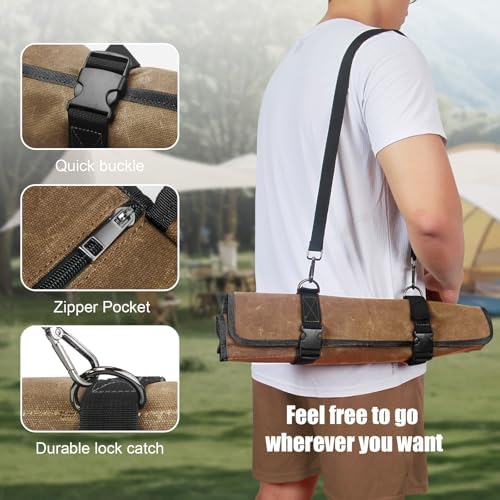 QEES Chef Knife Roll Bag