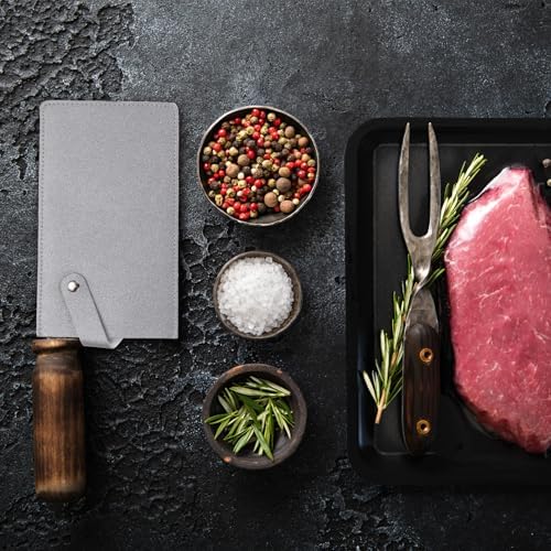 PATIKIL Waterproof PU Leather Knife Sheath - 8 Kitchen Knife Protector Silver
