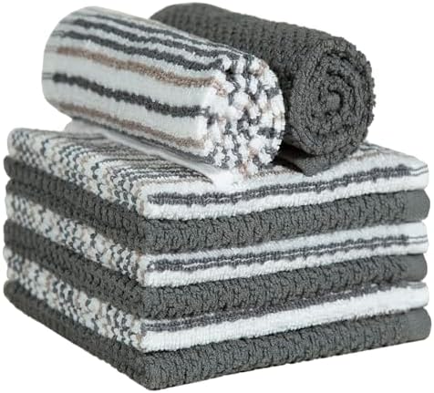 12x12 Cotton Towels - Reusable Machine Washable Highly Absorbent 100 Soft