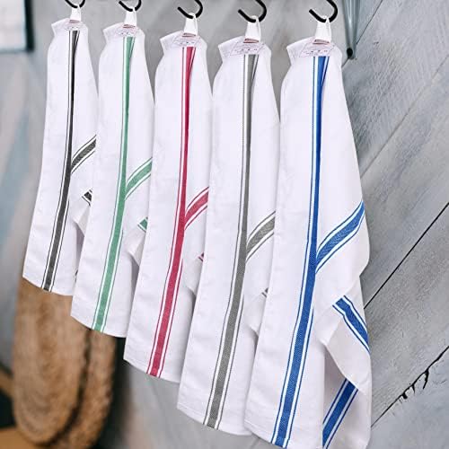 Stain-Resistant Absorbent Blue Dish Towels