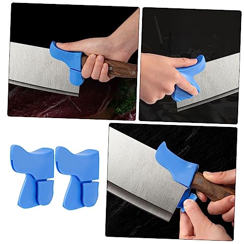 Comfortable Abrasion-Resistant Silicone Grip Cutter Cover Universal Kitchen Guards Ergonomic Design