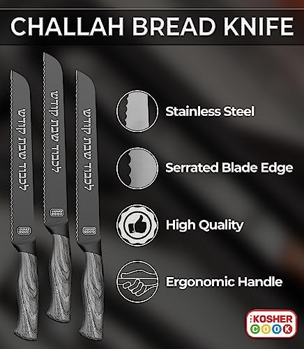 Sleek Stainless Steel Serrated Bread Knife
