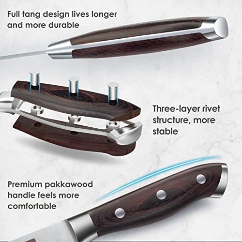 SHAN ZU Japanese Steel Knife Set