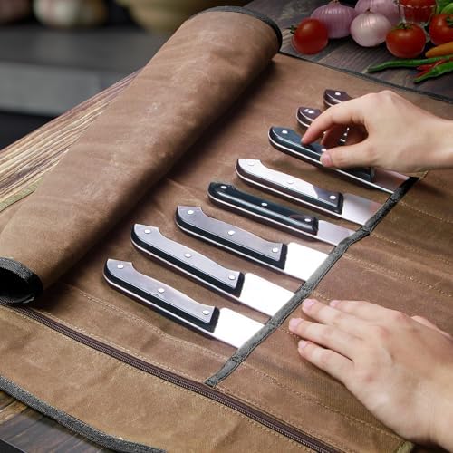 QEES Chef Knife Roll Bag