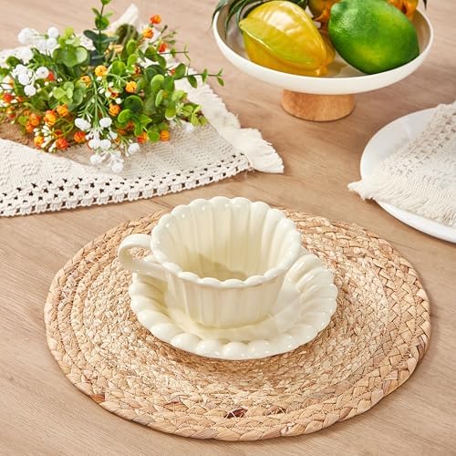 Handmade Boho Placemats Table Runner Set for Kitchen