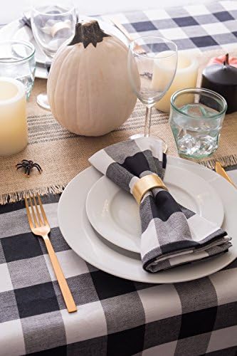 DII Basic Napkin Ring Collection Decorative Gold 6 Count