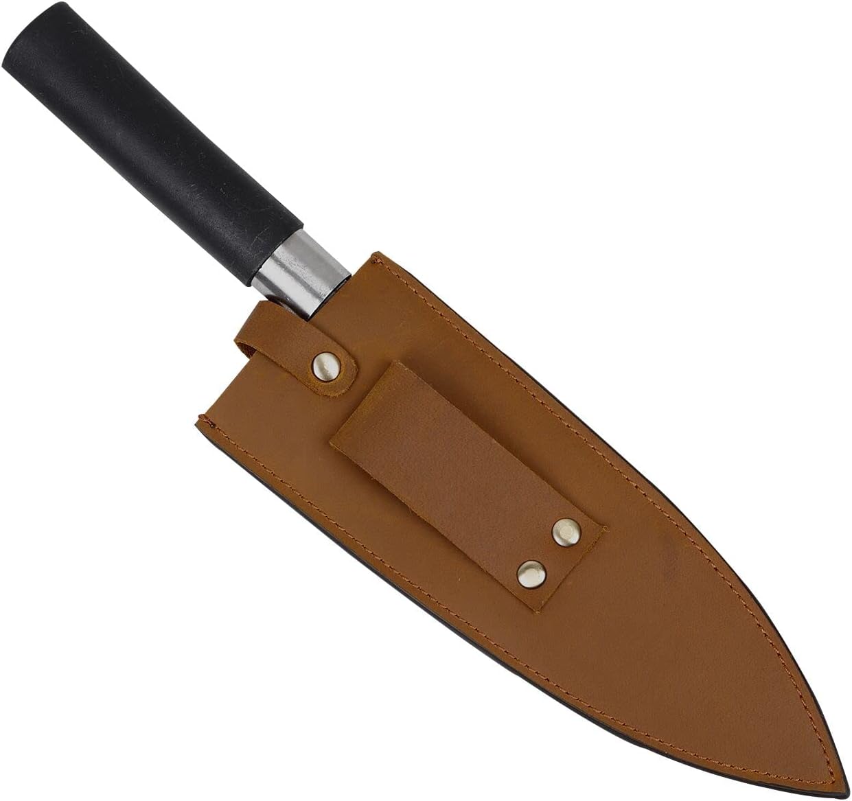 Sturdy Cowhide Leather Chef Knife Guard with Belt Loop