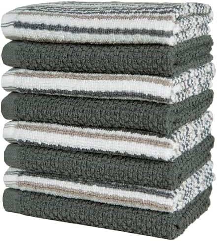 12x12 Cotton Towels - Reusable Machine Washable Highly Absorbent 100 Soft