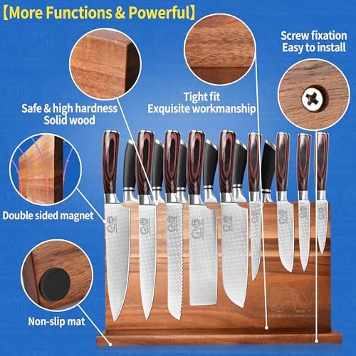 XYJ Extra Large Magnetic Knife Block