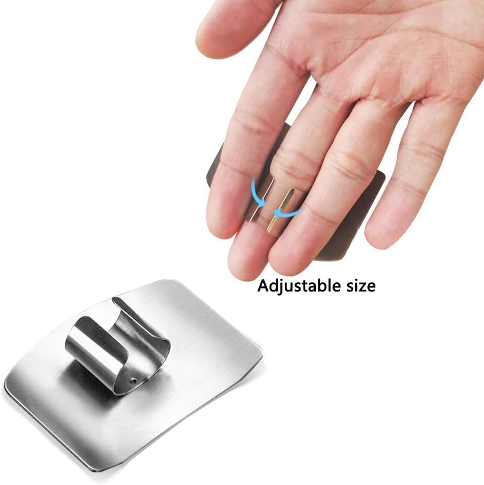 Adjustable Stainless Steel Knife Cut Finger Protector