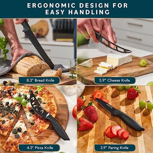 Ergonomic Kitchen Knife Set with Precision