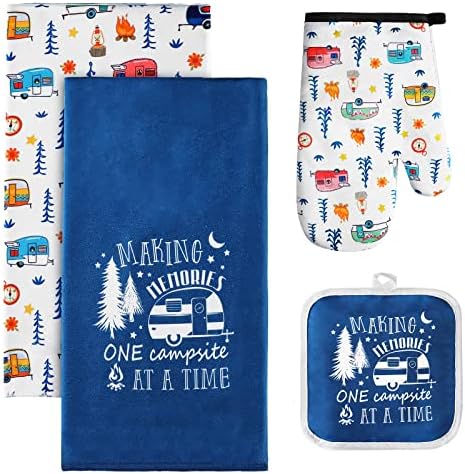 4-Piece Camping Set Making Camp memories Soft Stylish