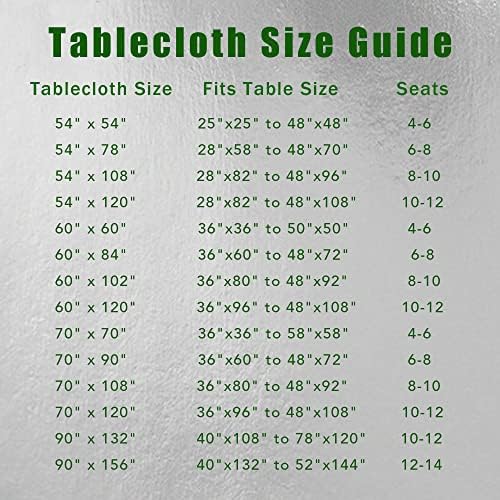 Sancua Rectangle Tablecloth - 60x84 inch