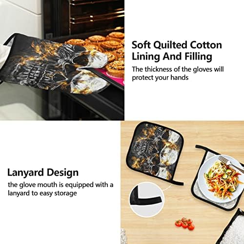 ALAZA Waterproof Apron Set with Pockets for Cooking