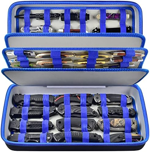 Boobowl - Folding Kinetic Knife Display Case for 66 Pocket Knives