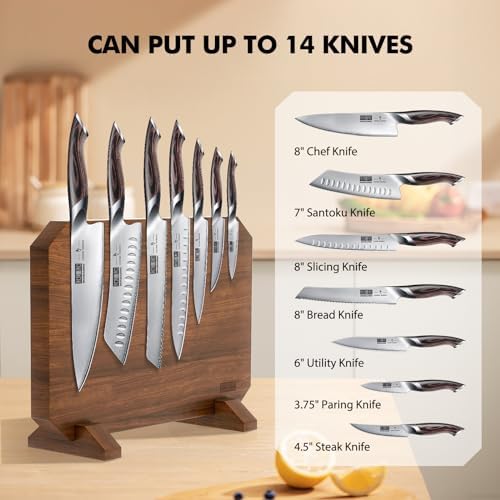 HOSHANHO Magnetic Knife Block